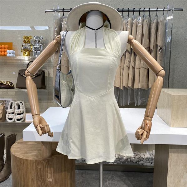 brand original design 2021 super fairy neck tie with small white dress backless goddess fan casual dresses, Black;gray
brand original design 2021 super fairy neck tie with small white dress backless goddess fan casual dresses, Black;gray