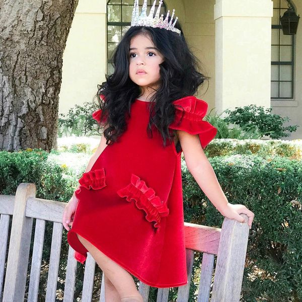 summer girls babys velvet dress childs shoulder lace sleeve dress princess dress christmas girl, Red;yellow
summer girls babys velvet dress childs shoulder lace sleeve dress princess dress christmas girl, Red;yellow