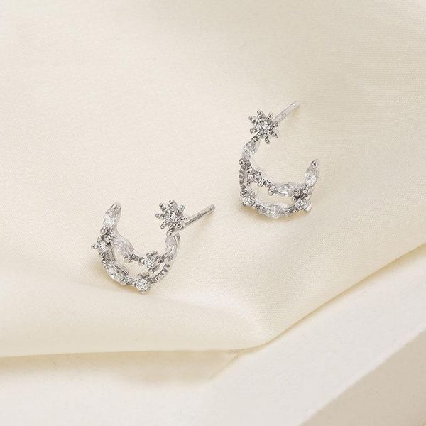 stud earrings stars moon zircon crystal for women sweet korean creative vintage fashion punk girl gifts jewelry boyulige, Golden;silver
stud earrings stars moon zircon crystal for women sweet korean creative vintage fashion punk girl gifts jewelry boyulige, Golden;silver