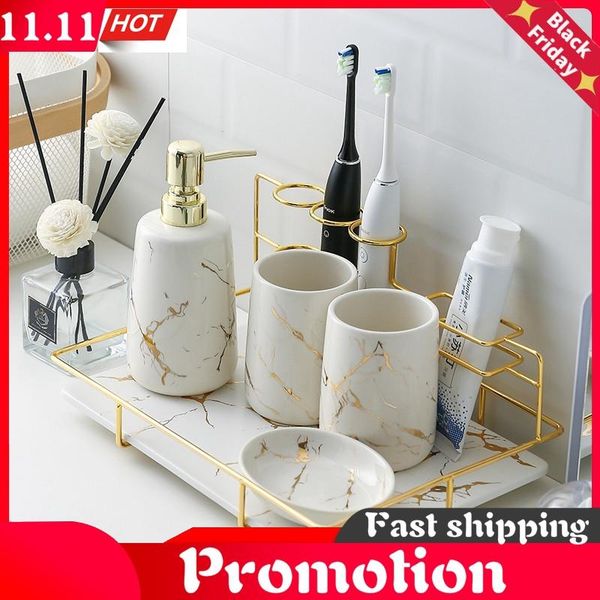 ceramic bathroom kit, mouthwash cup, lotion bottle, toothbrush cup holder, creative accessories, decoration bath accessory set
ceramic bathroom kit, mouthwash cup, lotion bottle, toothbrush cup holder, creative accessories, decoration bath accessory set
