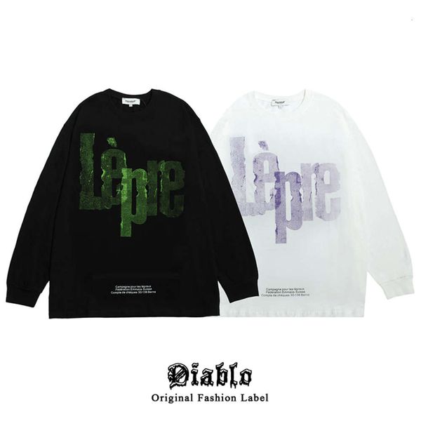 sweatshirts dark letter printing autumn long-sleeved t shirt men and women fashion brand loose couple casual all-match top, Black
sweatshirts dark letter printing autumn long-sleeved t shirt men and women fashion brand loose couple casual all-match top, Black