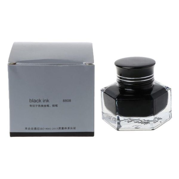 fountain pens 50ml non carbon black pen ink refill glass bottled fluency writing school supplies lx0b
fountain pens 50ml non carbon black pen ink refill glass bottled fluency writing school supplies lx0b