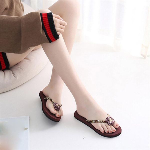 slippers ladies slim women beach flip flops flipflops sandals shoes bath summer non-slip lady flowers, Black
slippers ladies slim women beach flip flops flipflops sandals shoes bath summer non-slip lady flowers, Black