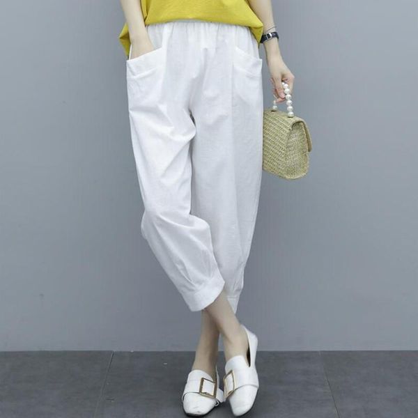 spring summer women casual pants elastic high waist loose harem 7capris female solid ankle-length pant trousers 124 women's & capris, Black;white
spring summer women casual pants elastic high waist loose harem 7capris female solid ankle-length pant trousers 124 women's & capris, Black;white