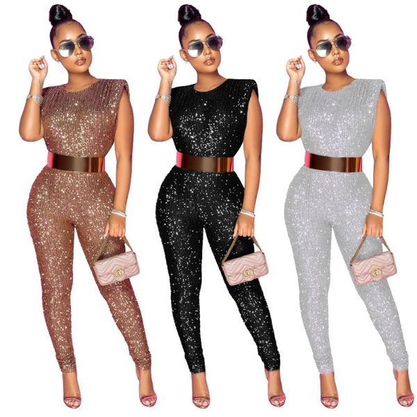 women's two piece pants clothing with birthday party for women sleeveless sequins jumpsuits evening night club bodysuit, White
women's two piece pants clothing with birthday party for women sleeveless sequins jumpsuits evening night club bodysuit, White