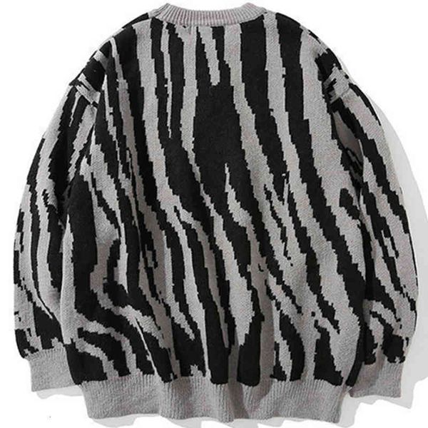 men's sweaters harajuku classic couple sweater, zebra stripe crew neck hip hop, winter fashion loose top, White;black
men's sweaters harajuku classic couple sweater, zebra stripe crew neck hip hop, winter fashion loose top, White;black