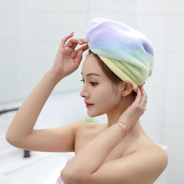 towel rainbow soft microfiber hair girls women turban dry wrap hat absorbent bath shower cap bathroom towels for head
towel rainbow soft microfiber hair girls women turban dry wrap hat absorbent bath shower cap bathroom towels for head