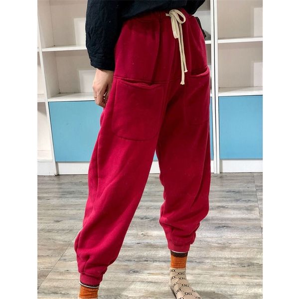 arrival autumn winter korea fashion women elastic waist casual pants cotton thicken warm loose harem big size m177 210512, Black;white
arrival autumn winter korea fashion women elastic waist casual pants cotton thicken warm loose harem big size m177 210512, Black;white