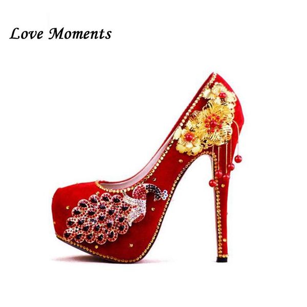 red flock rhinestone girl's wedding shoes women platform bridesmaid dress fashion high heel pumps, Black
red flock rhinestone girl's wedding shoes women platform bridesmaid dress fashion high heel pumps, Black
