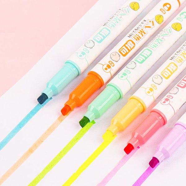 highlighters double-headed erasable highlighter marking color hand account pen clip type a box of 6 colors, Black;red
highlighters double-headed erasable highlighter marking color hand account pen clip type a box of 6 colors, Black;red