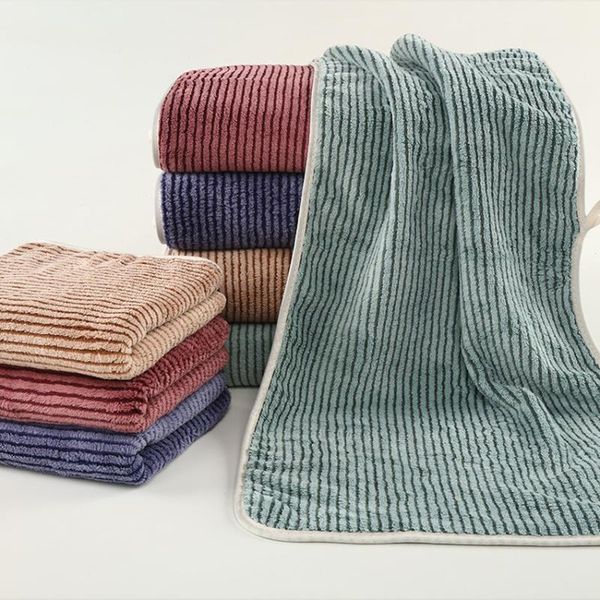 towel stripe coral fleece large bath rectangle good water absorption face bathing set soft close to skin serviette de bain
towel stripe coral fleece large bath rectangle good water absorption face bathing set soft close to skin serviette de bain