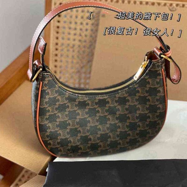 bag female 2021 new triumphal arch old flower lisa same underarm bag ava one shoulder zly bags
