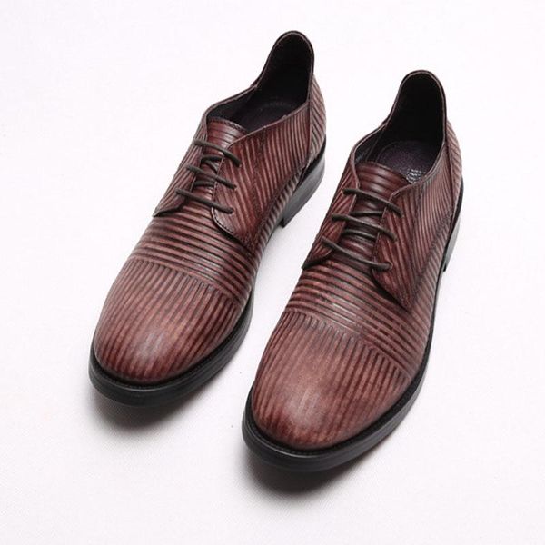dress shoes handmade stripe mens oxfords genuine calf leather classic wedding men lace up business formal party e67, Black
dress shoes handmade stripe mens oxfords genuine calf leather classic wedding men lace up business formal party e67, Black