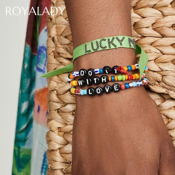 charm bracelets do it with love letter beads colorful bracelet for women men kids fashion handmade lucky string rope friendship gift, Golden;silver
charm bracelets do it with love letter beads colorful bracelet for women men kids fashion handmade lucky string rope friendship gift, Golden;silver