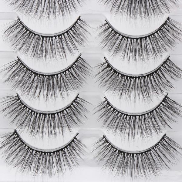 false eyelashes 5 pairs 3d natural long wispies cross cruelty-eyes lashes extension handmade makeup beauty tool
false eyelashes 5 pairs 3d natural long wispies cross cruelty-eyes lashes extension handmade makeup beauty tool