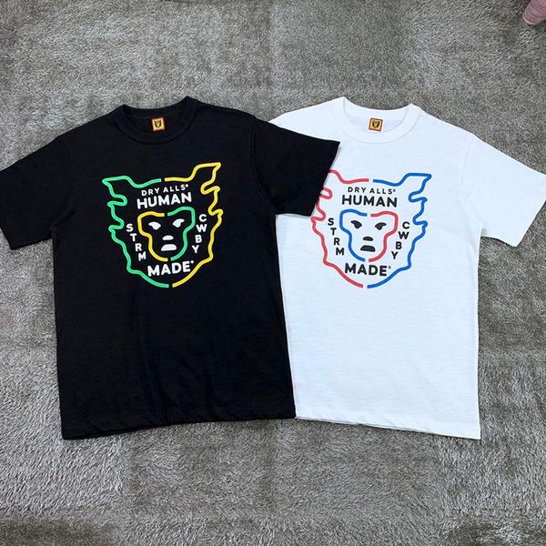 men's t-shirts loose human made t-shirt men women couples fashion pure cotton oversized round neck black white short sleeves, White;black
men's t-shirts loose human made t-shirt men women couples fashion pure cotton oversized round neck black white short sleeves, White;black