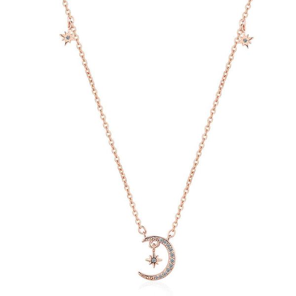 simple fashion moon star clavicle chain necklaces 925 sterling silver micro zircon necklace for women jewelry chains
simple fashion moon star clavicle chain necklaces 925 sterling silver micro zircon necklace for women jewelry chains