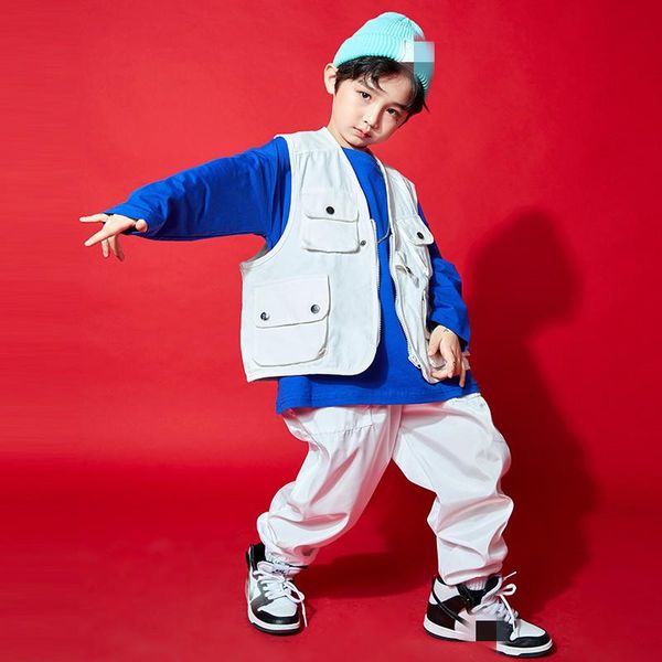 clothing sets kid hip hop sleeveless jacket oversized shirt sweatshirt streetwear pants for girls boys jazz dance costume clothes, White
clothing sets kid hip hop sleeveless jacket oversized shirt sweatshirt streetwear pants for girls boys jazz dance costume clothes, White