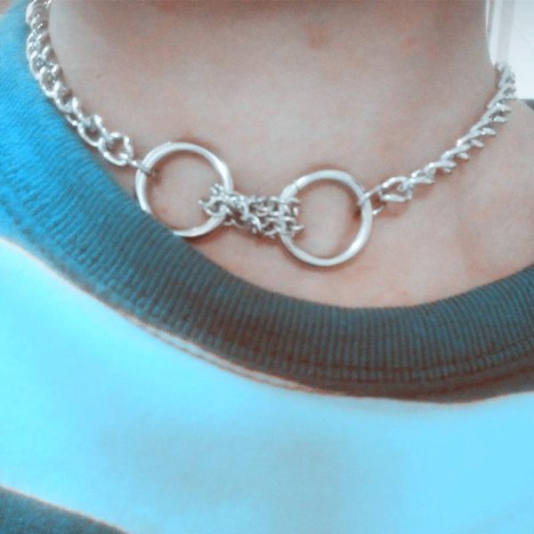 chokers 2021 arrival men punk rock metal necklace women choker/ long jewelry adjustable chain 45cm, Golden;silver
chokers 2021 arrival men punk rock metal necklace women choker/ long jewelry adjustable chain 45cm, Golden;silver