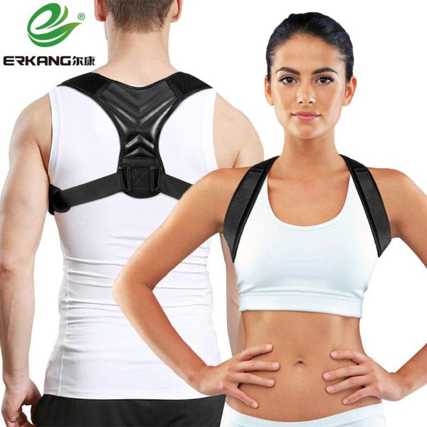 elbow & knee pads erkang posture corrector back brace belt adjustable clavicle spine support shoulder correction prevent slouching, Black;gray
elbow & knee pads erkang posture corrector back brace belt adjustable clavicle spine support shoulder correction prevent slouching, Black;gray