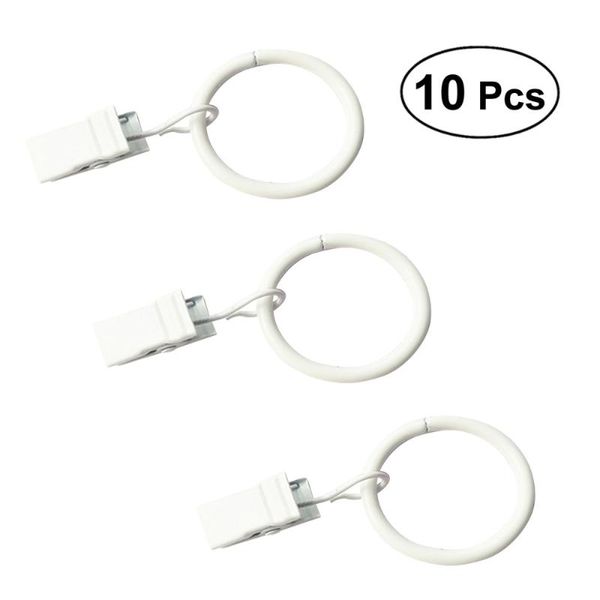 other home decor 10 pcs/set metal curtain rings with clips for showers bathroom bedroom living room window drapery (white)
other home decor 10 pcs/set metal curtain rings with clips for showers bathroom bedroom living room window drapery (white)
