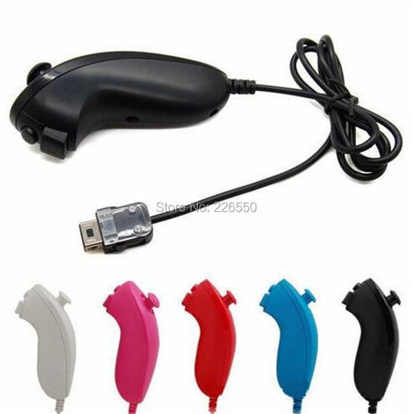 game controllers & joysticks 100pcs colours nunchunk controller remote for wii nunchuck video pad accessory
game controllers & joysticks 100pcs colours nunchunk controller remote for wii nunchuck video pad accessory