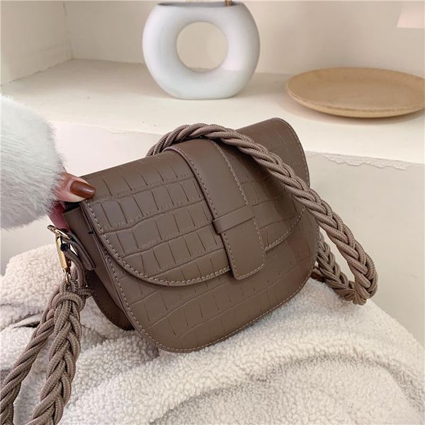 shoulder bags shine saddle for women 2021 luxury handbags designer elegant crossbody bag sac ladies