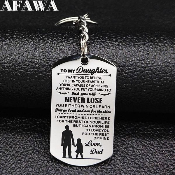 fashion dad and daughter stainless steel keyrings for women silver color pendant key jewelry llavero mujer k855s01 keychains
fashion dad and daughter stainless steel keyrings for women silver color pendant key jewelry llavero mujer k855s01 keychains