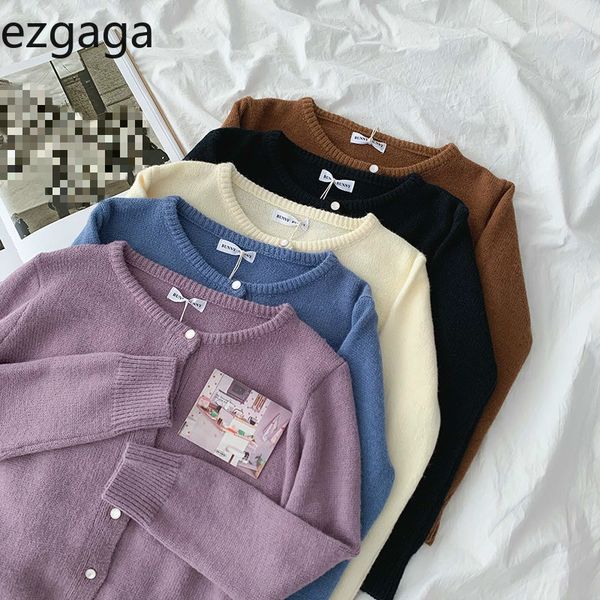 ezgaga sweaters for women autumn solid simple o-neck long sleeve girl cardigan loose all-match korean fashion casual 210430, White
ezgaga sweaters for women autumn solid simple o-neck long sleeve girl cardigan loose all-match korean fashion casual 210430, White