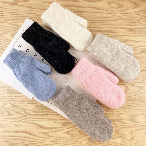 cycling gloves double-layer hair female winter korean version of solid color all fingers women girls mittens, Black
cycling gloves double-layer hair female winter korean version of solid color all fingers women girls mittens, Black