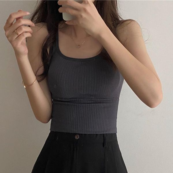women's tanks & camis tank women solid round neck ribbed camisole summer basic elastic slim o, White
women's tanks & camis tank women solid round neck ribbed camisole summer basic elastic slim o, White