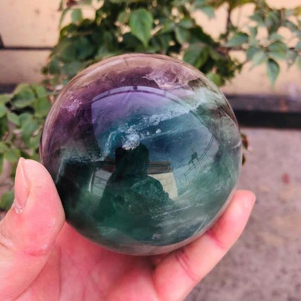 decorative objects & figurines mokagy 70mm-90mm natural fluorite quartz ball crystal mineral healing stone sphere 1pc
decorative objects & figurines mokagy 70mm-90mm natural fluorite quartz ball crystal mineral healing stone sphere 1pc