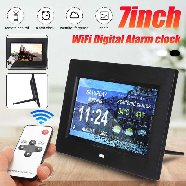 digital po frames po 7" touch screen wifi frame weather time alarm clock display quiet setting picture video movie remote control
digital po frames po 7" touch screen wifi frame weather time alarm clock display quiet setting picture video movie remote control