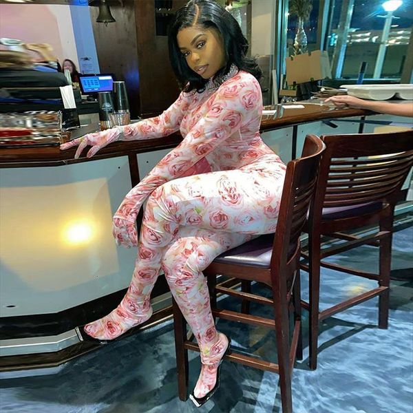 autumn pink rose women romper print long sleeve party club skinny leggings gloves bodycon female bodysuit rompers overall, Black;white
autumn pink rose women romper print long sleeve party club skinny leggings gloves bodycon female bodysuit rompers overall, Black;white