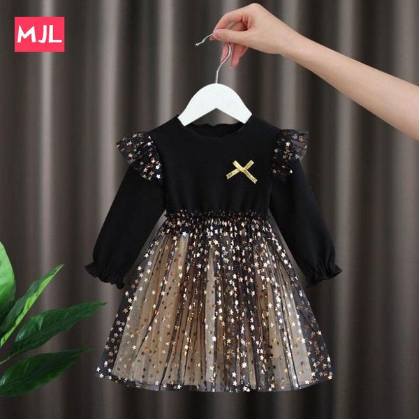 girl's dresses mjl girls dress black princess summer clothes star bow casual wear long sleeve for baby kids girl 18m-6t, Red;yellow
girl's dresses mjl girls dress black princess summer clothes star bow casual wear long sleeve for baby kids girl 18m-6t, Red;yellow