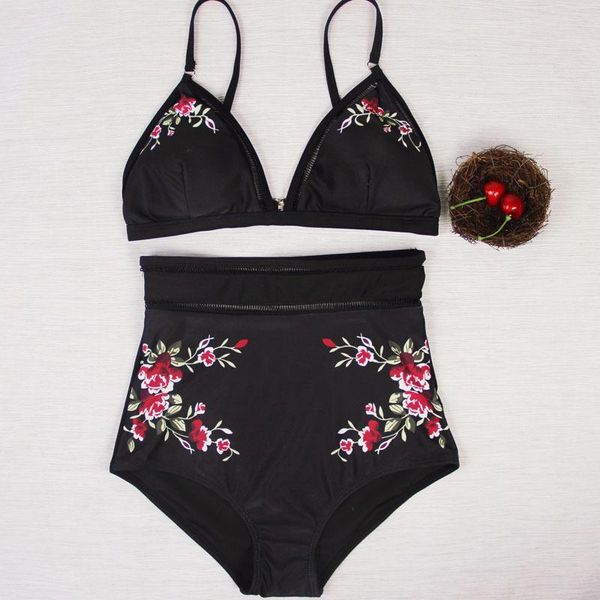 swimsuit bikini, black vintage print, high waist, pull-together women's bikini for women one-piece suits
swimsuit bikini, black vintage print, high waist, pull-together women's bikini for women one-piece suits