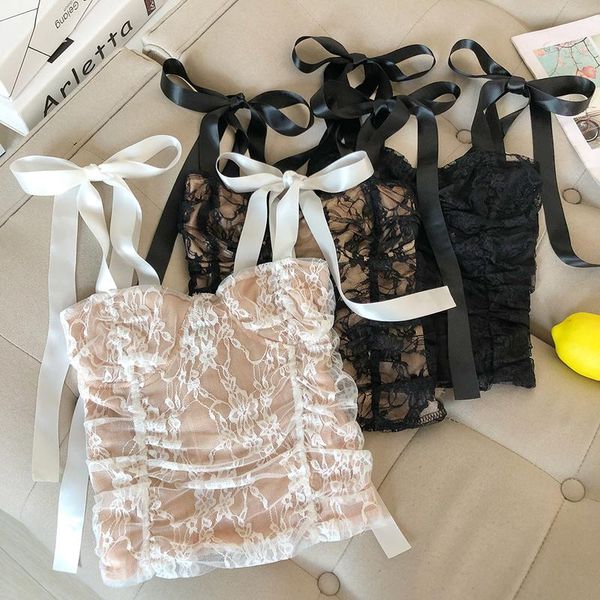 women's vests gagarich sleeveless off shoulder camis vest women elegant lace patchwork up bow tank summer 2021 bottom, Black;white
women's vests gagarich sleeveless off shoulder camis vest women elegant lace patchwork up bow tank summer 2021 bottom, Black;white