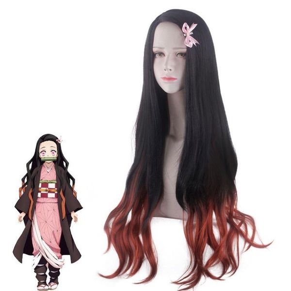 other event & party supplies kamado nezuko wig demon slayer: kimetsu no yaiba cosplay 95cm gradient long hair accessories heat resistant syn
other event & party supplies kamado nezuko wig demon slayer: kimetsu no yaiba cosplay 95cm gradient long hair accessories heat resistant syn
