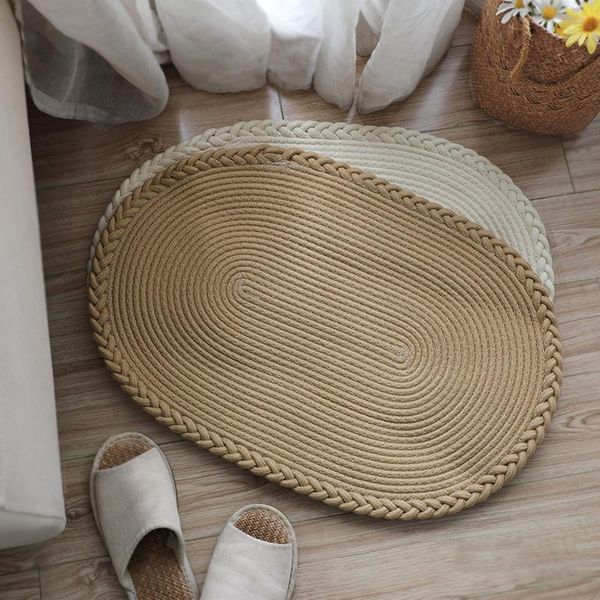 carpets 65*45cm handmade 100% jute mat rug doormat natural carpet floor non-slip eco-friendly wabi-sabi style home decoration
carpets 65*45cm handmade 100% jute mat rug doormat natural carpet floor non-slip eco-friendly wabi-sabi style home decoration