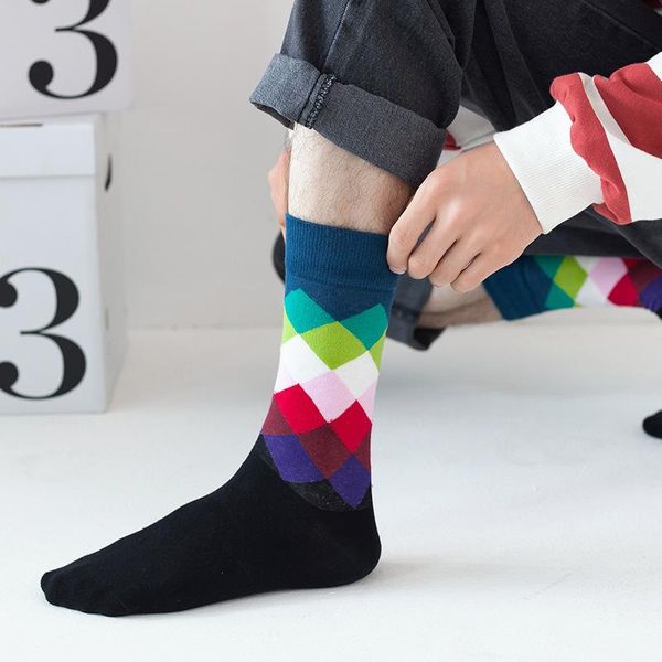 men's socks casual cotton brand harajuku men colorful dress knit long funny hip hop calcetines clothes skarpetki, Black
men's socks casual cotton brand harajuku men colorful dress knit long funny hip hop calcetines clothes skarpetki, Black
