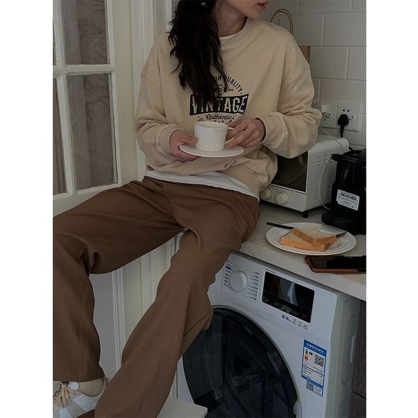 soul autumn 2021 new letter printed sweater round neck pullover korean loose aging long sleeve women, Black
soul autumn 2021 new letter printed sweater round neck pullover korean loose aging long sleeve women, Black