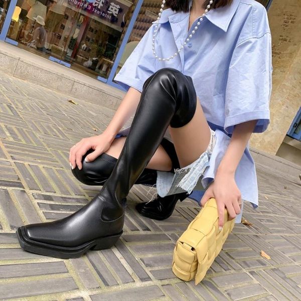 boots womens square toe over the knee real leather platform chunky heel shoes long side zip plus size riding 2022, Black
boots womens square toe over the knee real leather platform chunky heel shoes long side zip plus size riding 2022, Black