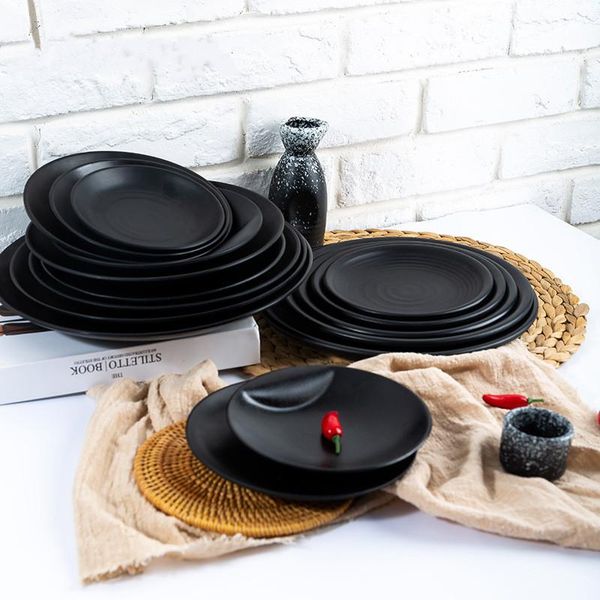 dishes & plates japanese-style household melamine black dish bone healthy material drop resistant durable imitation porcelain tableware
dishes & plates japanese-style household melamine black dish bone healthy material drop resistant durable imitation porcelain tableware