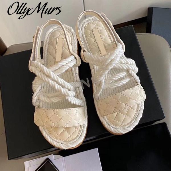 sandals ollymurs woven rope fashion summer beach gladiator luxury designer genuine leather non-slip female flats, Black
sandals ollymurs woven rope fashion summer beach gladiator luxury designer genuine leather non-slip female flats, Black