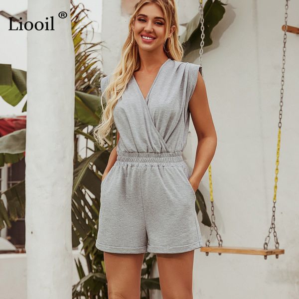 shorts gray playsuits high waist jumpsuits for women clothes sleeveless v neck party club rompers womens jumpsuit shorts ejfd, White;black
shorts gray playsuits high waist jumpsuits for women clothes sleeveless v neck party club rompers womens jumpsuit shorts ejfd, White;black