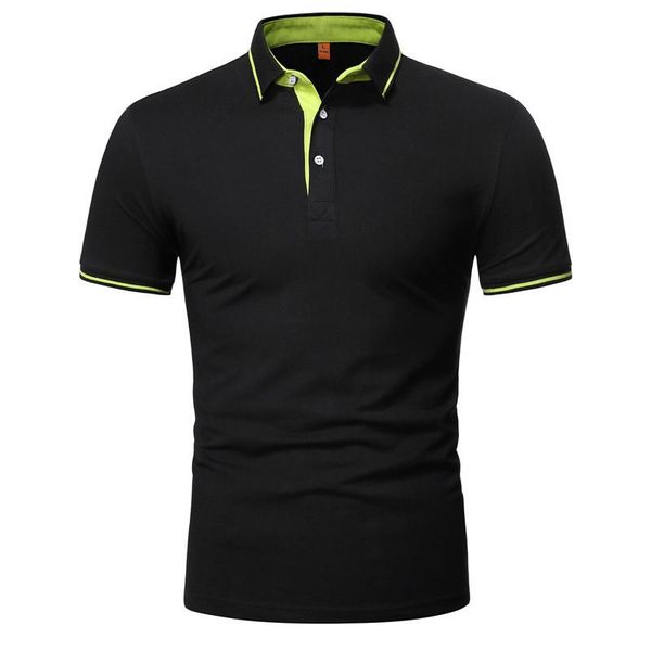 men's polos 2021 european and american shirt lapel advertising solid color custom business foreign trade sho, White;black
men's polos 2021 european and american shirt lapel advertising solid color custom business foreign trade sho, White;black