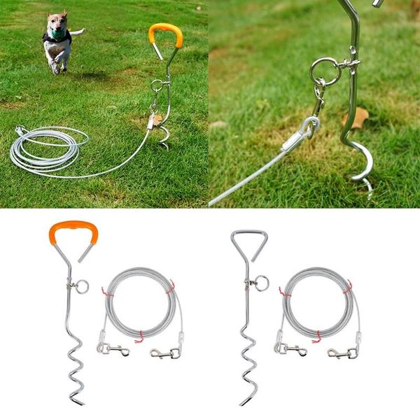 sleeping bags dog yard stake with tie out cable training leash chain spike for outdoor garden backyard camping g99d
sleeping bags dog yard stake with tie out cable training leash chain spike for outdoor garden backyard camping g99d