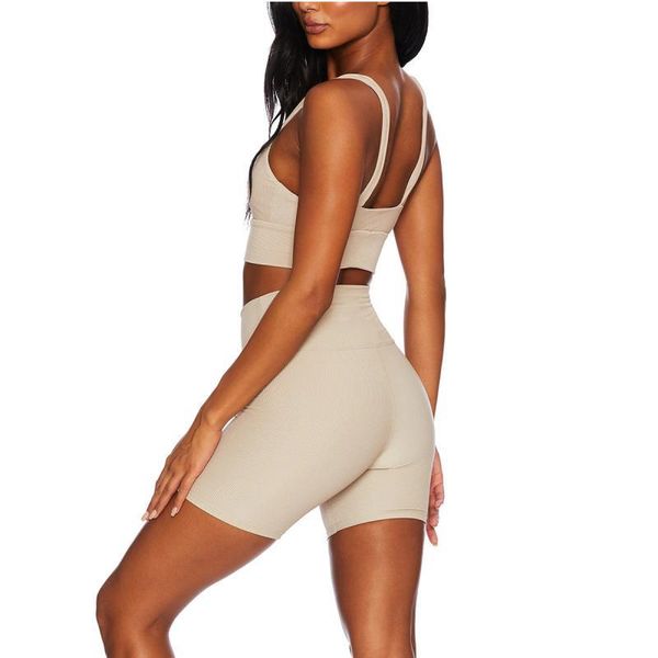 women's tracksuits chrleisure summer clothes for women bra high waist shorts leggings suit with fashion sets athletic sportwear, Gray
women's tracksuits chrleisure summer clothes for women bra high waist shorts leggings suit with fashion sets athletic sportwear, Gray