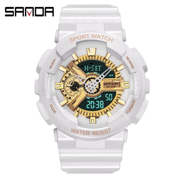 couple digtal watch sport men dual display wristwatches fashion outdoor waterproof led diving electronic watches men's clock, Slivery;brown
couple digtal watch sport men dual display wristwatches fashion outdoor waterproof led diving electronic watches men's clock, Slivery;brown