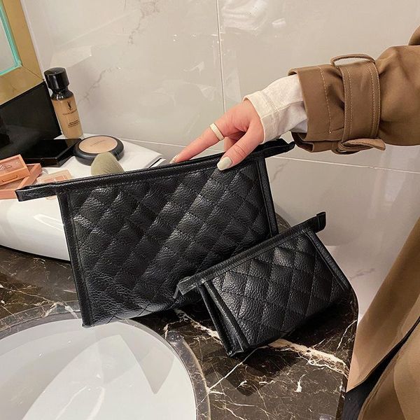 travel simple fashionable cosmetic bag large capacity solid color embroidery thread rhombus small pu mini clutch mother bags & cases
travel simple fashionable cosmetic bag large capacity solid color embroidery thread rhombus small pu mini clutch mother bags & cases